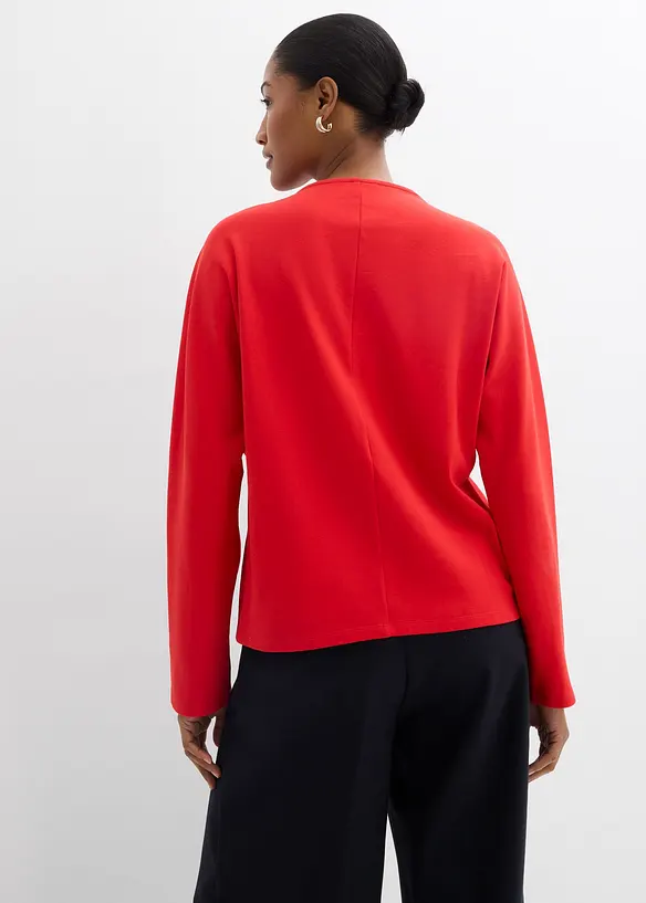 Maglia a maniche lunghe in puro cotone biologico, bonprix