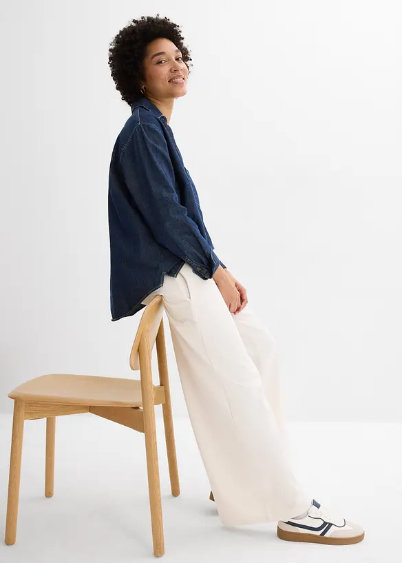 Pantaloni culotte in puro cotone biologico, bonprix