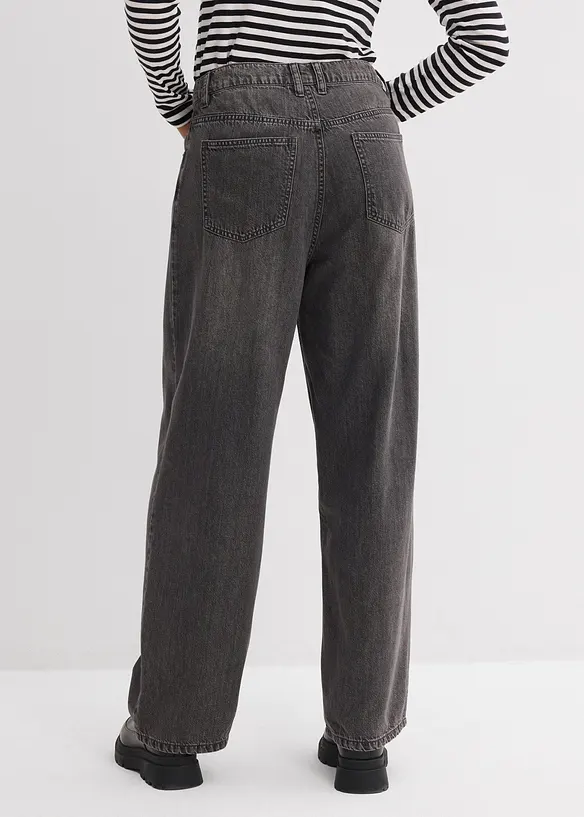 Jeans wide leg, vita alta, bonprix