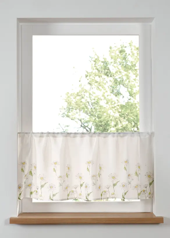 Tenda a vetro con stampa floreale, bonprix