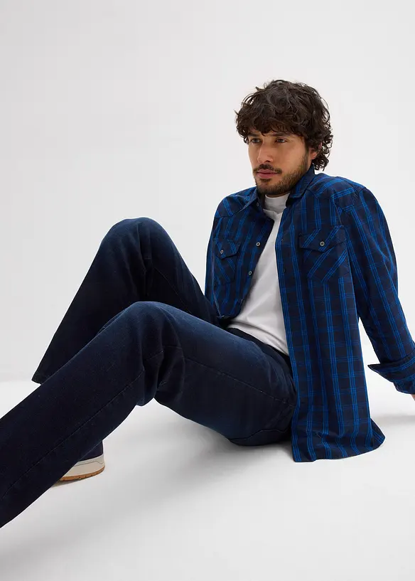 Jeans elasticizzati straight regular fit con cintura, bonprix