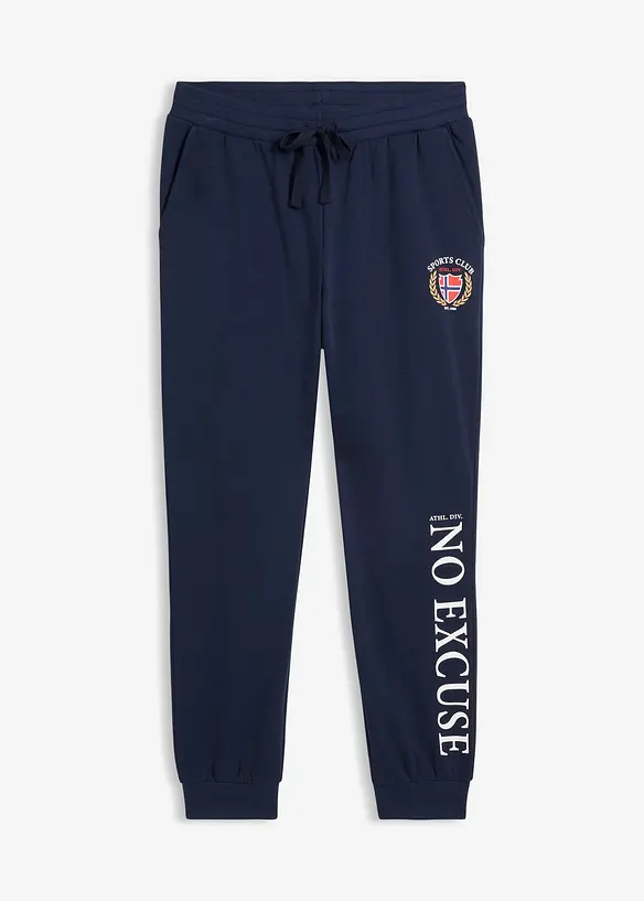 Pantaloni da jogging in puro cotone, bonprix