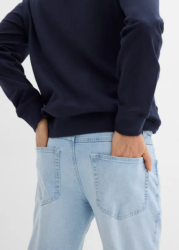 Jeans elasticizzati relaxed fit, straight, bonprix