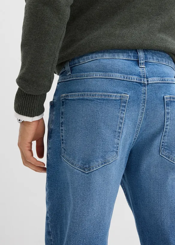 Jeans elasticizzati relaxed fit, straight, bonprix