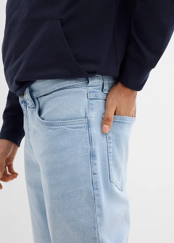 Jeans elasticizzati relaxed fit, straight, bonprix