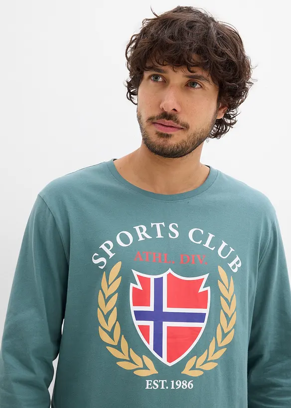 Maglia a maniche lunghe in puro cotone, bonprix