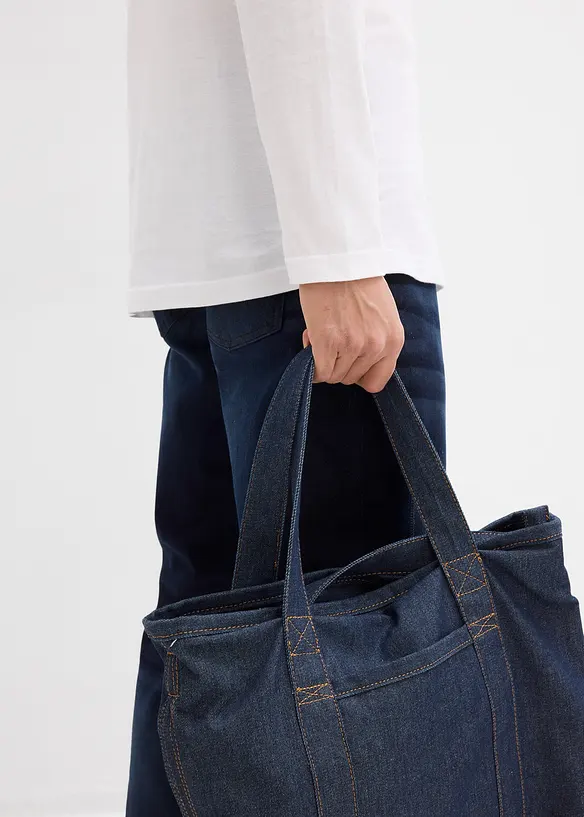 Maglia a maniche lunghe in puro cotone, bonprix