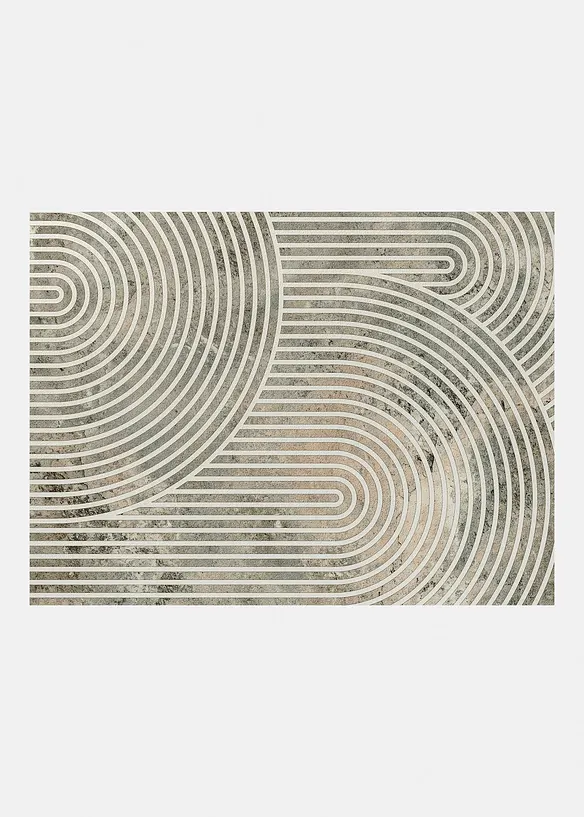 Zerbino lavabile con motivo grafico, bonprix