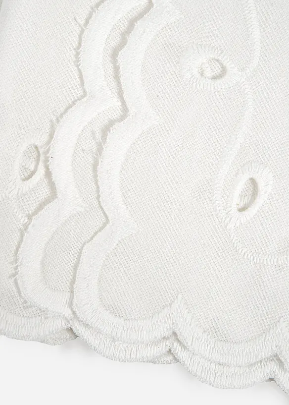 Tovaglioli in cotone biologico con ricami (pacco da 2), bonprix