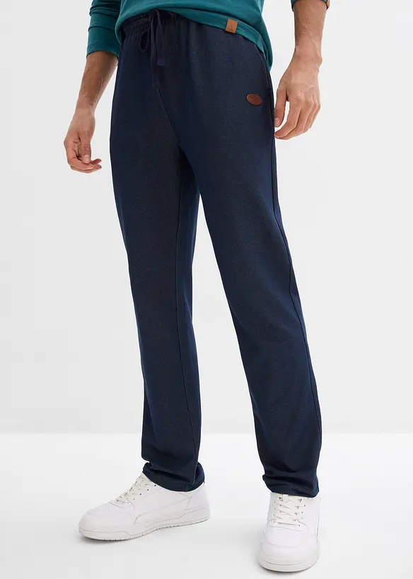 Pantaloni da jogging effetto denim, bonprix