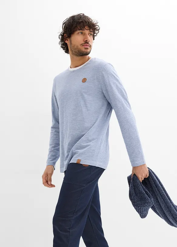 Pantaloni da jogging effetto denim, bonprix