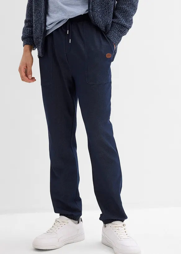 Pantaloni da jogging effetto denim, bonprix