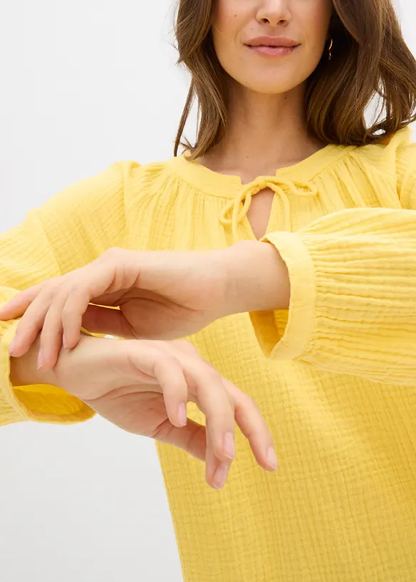 Blusa in mussola morbida, bonprix