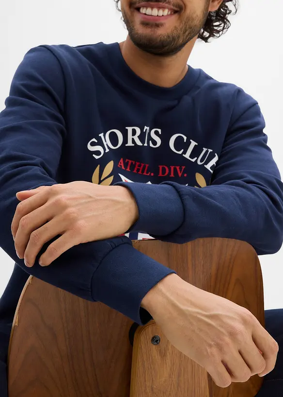 Felpa in puro cotone, bonprix