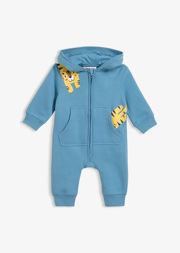 Tuta in felpa di puro cotone biologico, bonprix