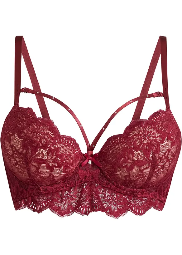 Reggiseno con coppe preformate e fettucce staccabili, bonprix