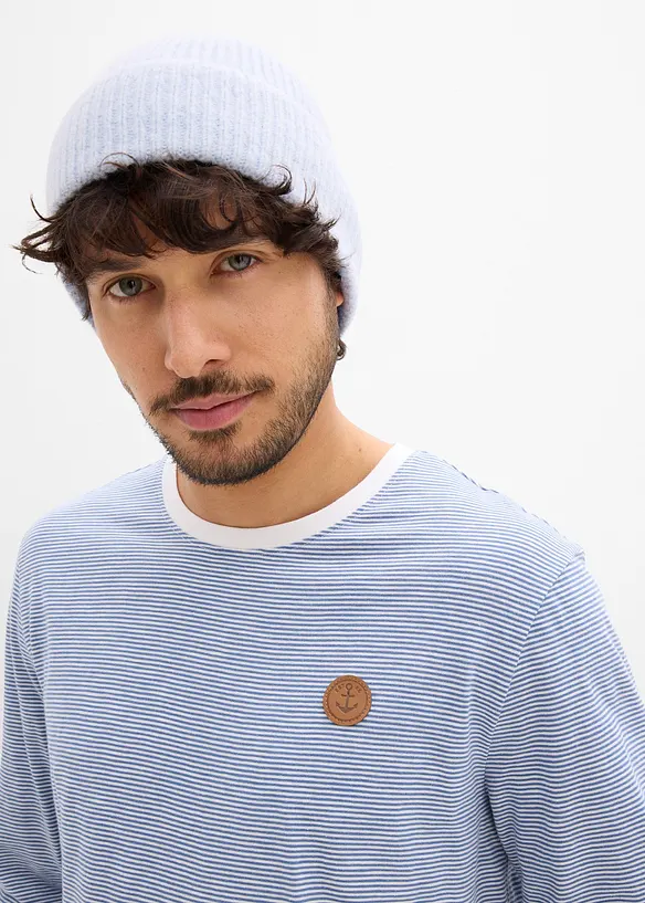 Maglia a maniche lunghe in puro cotone biologico, bonprix