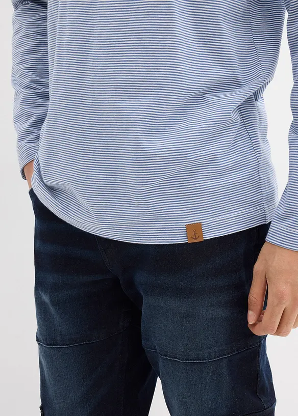 Maglia a maniche lunghe in puro cotone biologico, bonprix