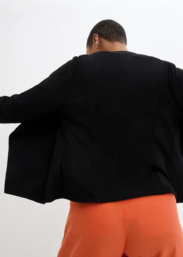 Blazer in jersey di misto viscosa, bonprix