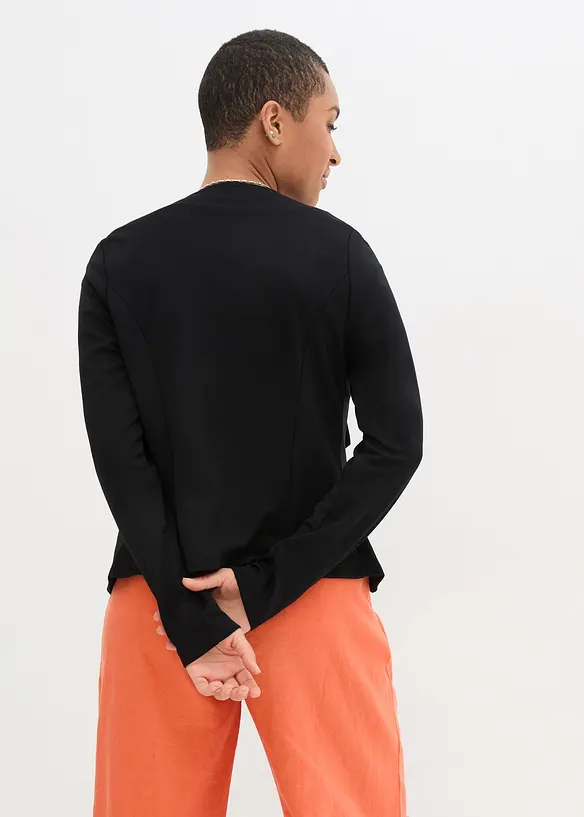 Blazer in jersey di misto viscosa, bonprix