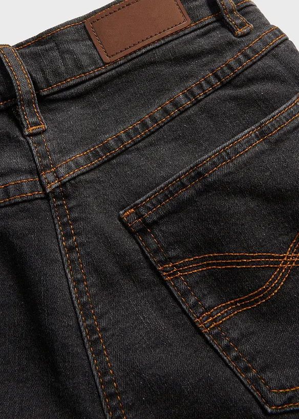 Jeans bootcut elasticizzati, vita alta, bonprix