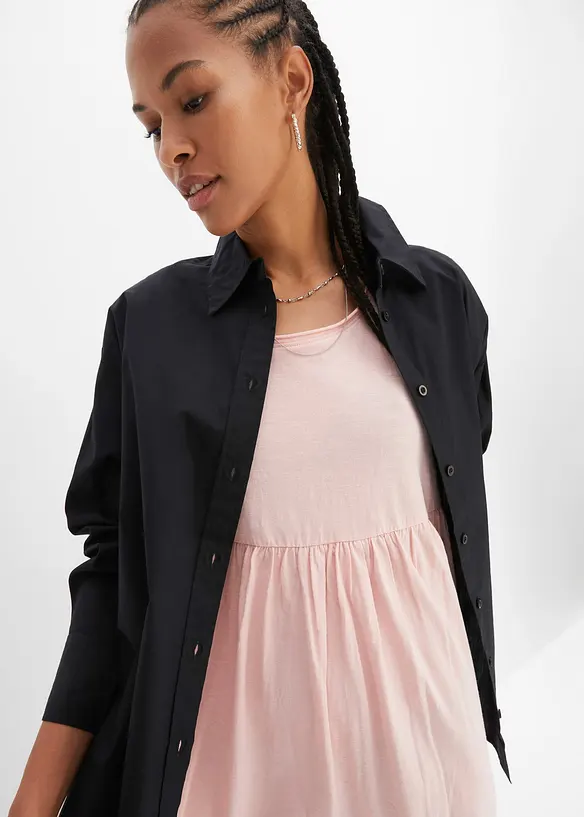 Abito midi in puro cotone biologico, bonprix