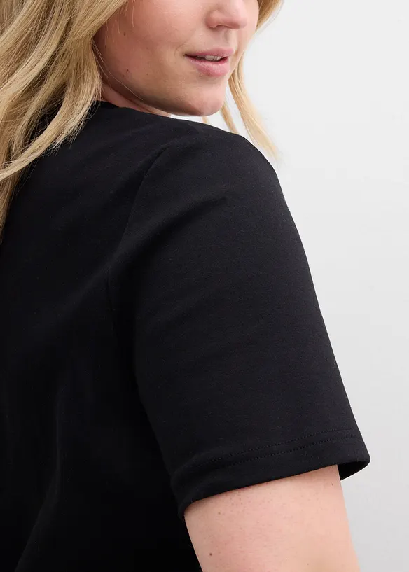 Maglia in jersey pesante di puro cotone biologico (pacco da 2), bonprix