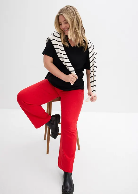 Maglia in jersey pesante di puro cotone biologico (pacco da 2), bonprix