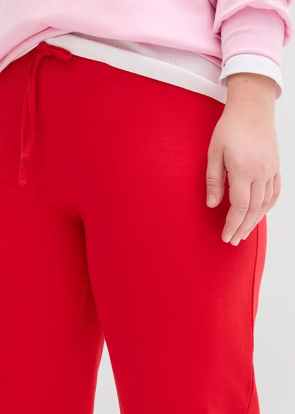 Pantaloni in felpa di puro cotone biologico, bonprix