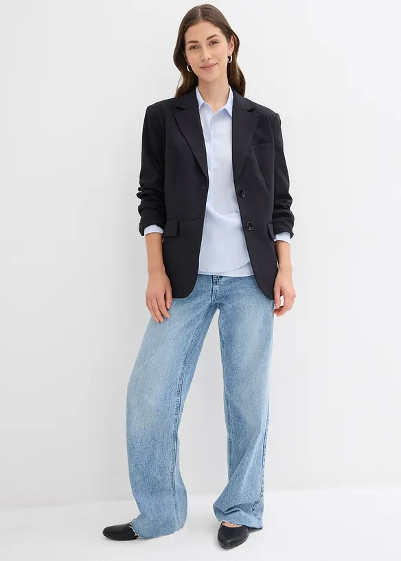 Camicia in satin fluente, bonprix