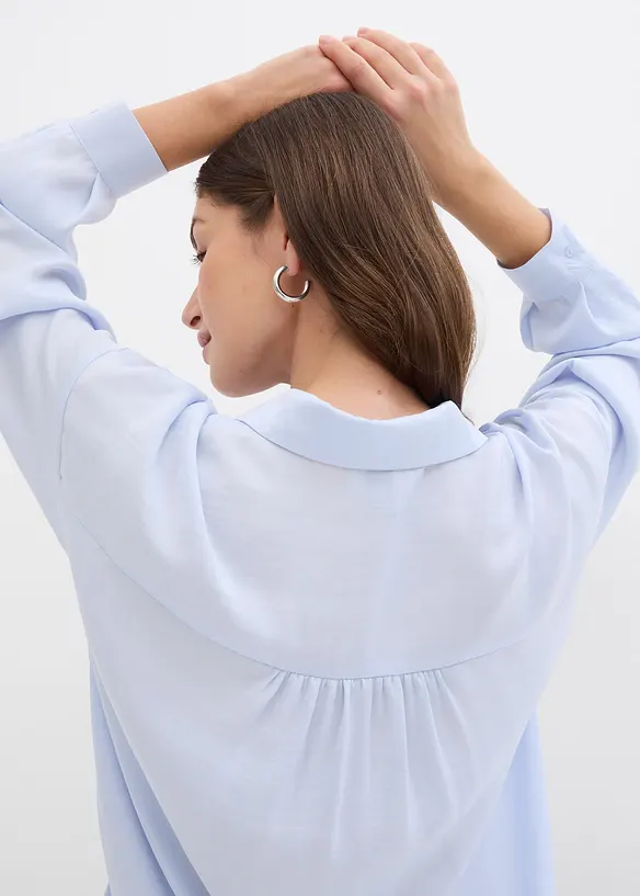 Camicia in satin fluente, bonprix