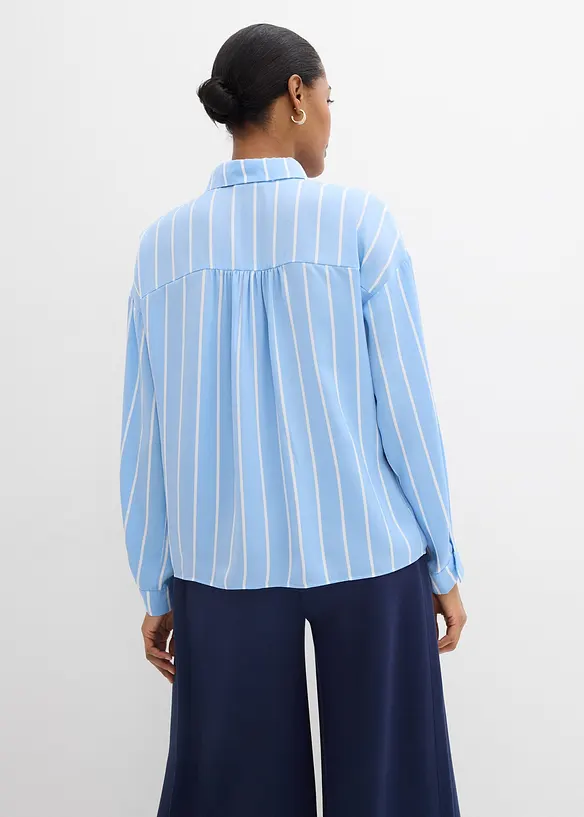 Camicia in satin fluente, bonprix