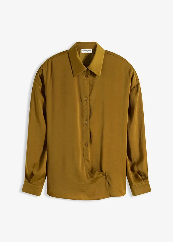 Camicia in satin fluente, bonprix
