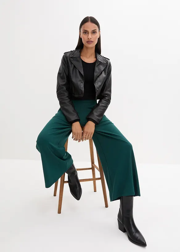 Pantaloni culotte in misto viscosa, bonprix