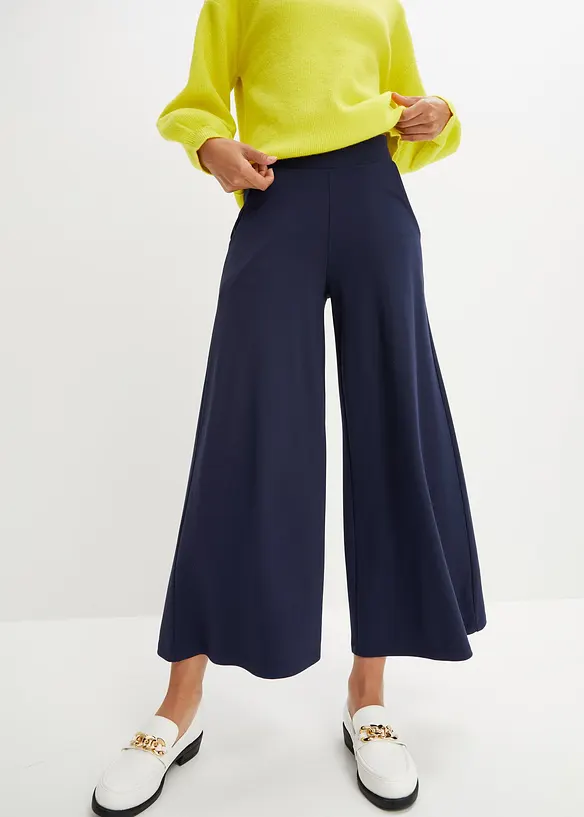 Pantaloni culotte in misto viscosa, bonprix