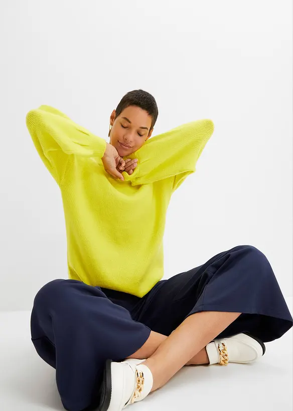 Pantaloni culotte in misto viscosa, bonprix