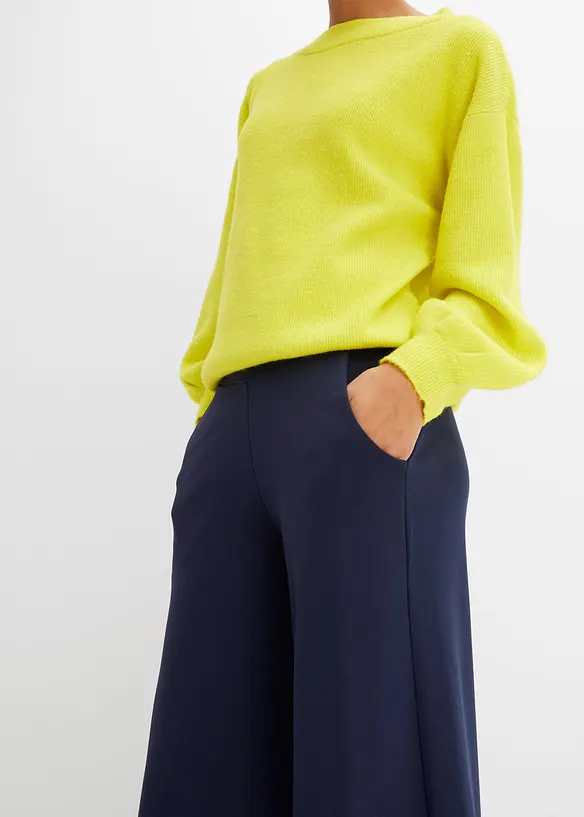 Pantaloni culotte in misto viscosa, bonprix