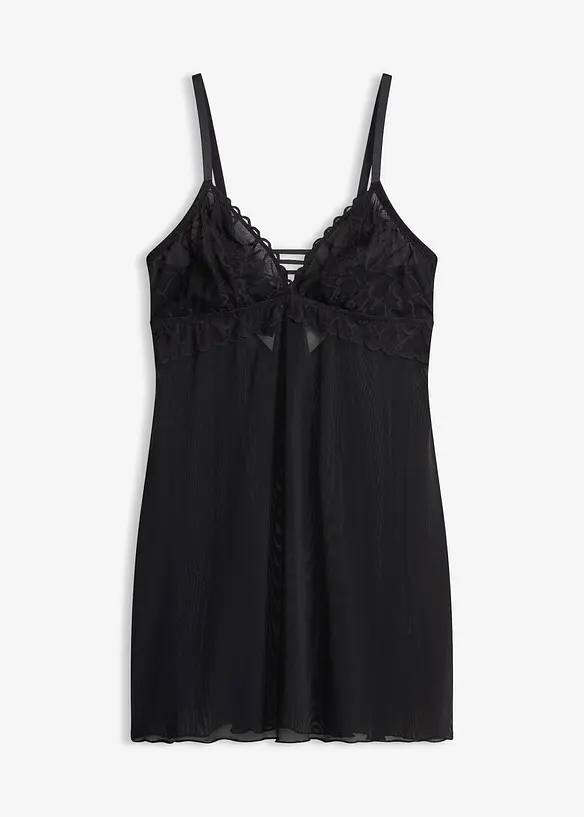 Sottoveste senza ferretto con pizzo a cuoricini, bonprix