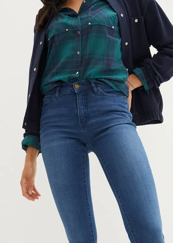 Jeans modellanti slim fit, vita alta, bonprix