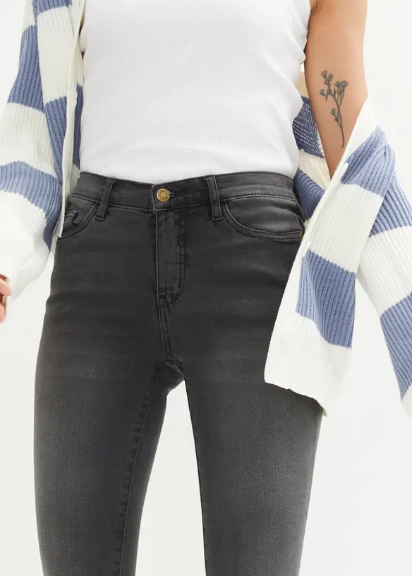Jeans modellanti slim fit, vita alta, bonprix