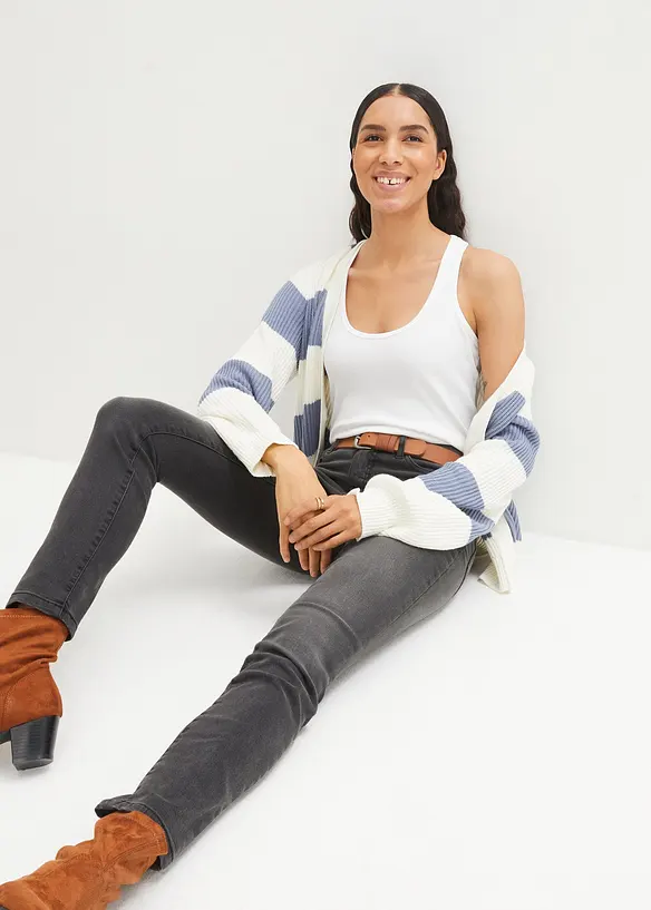 Jeans modellanti slim fit, vita alta, bonprix