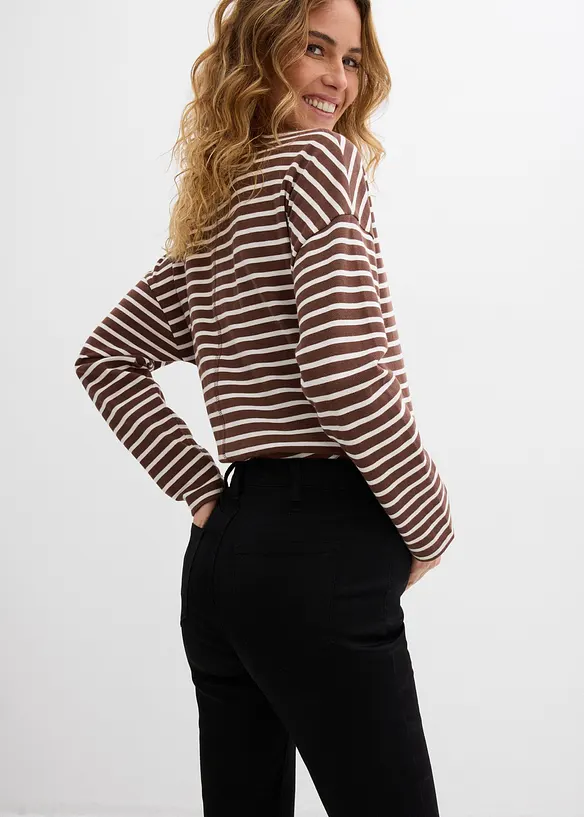 Jeans pr&eacute;maman 2 in 1 super elasticizzati, slim fit, bonprix