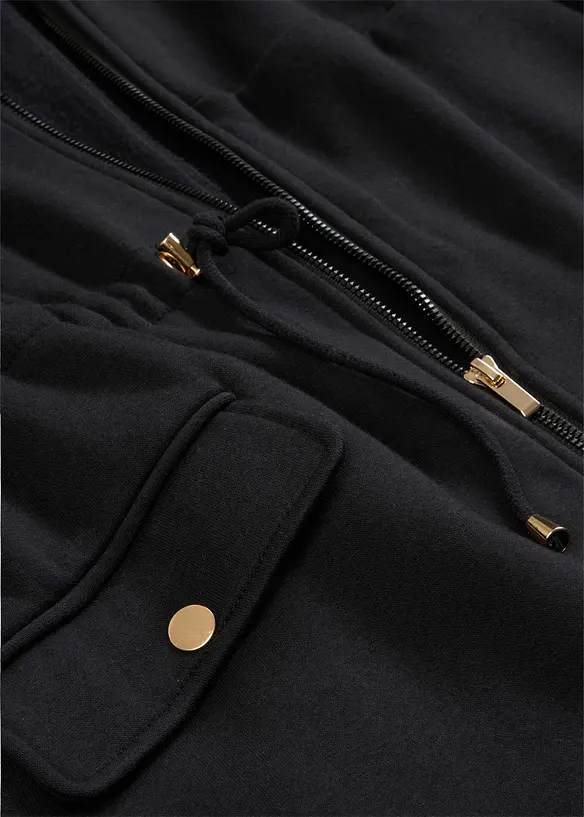 Giacca pr&eacute;maman in felpa 3-in-1 con inserto babywearing, adatta anche dopo il parto, bonprix