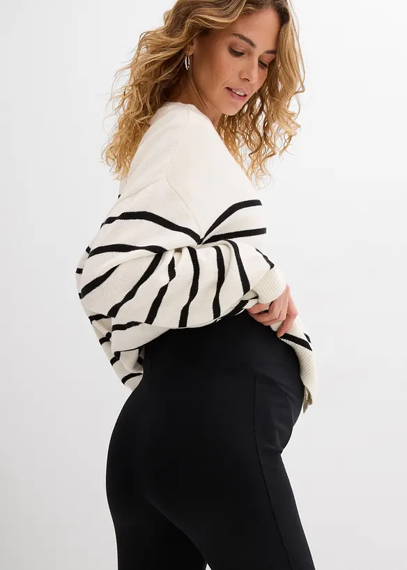 Leggings pr&eacute;maman in cotone biologico (pacco da 3), bonprix