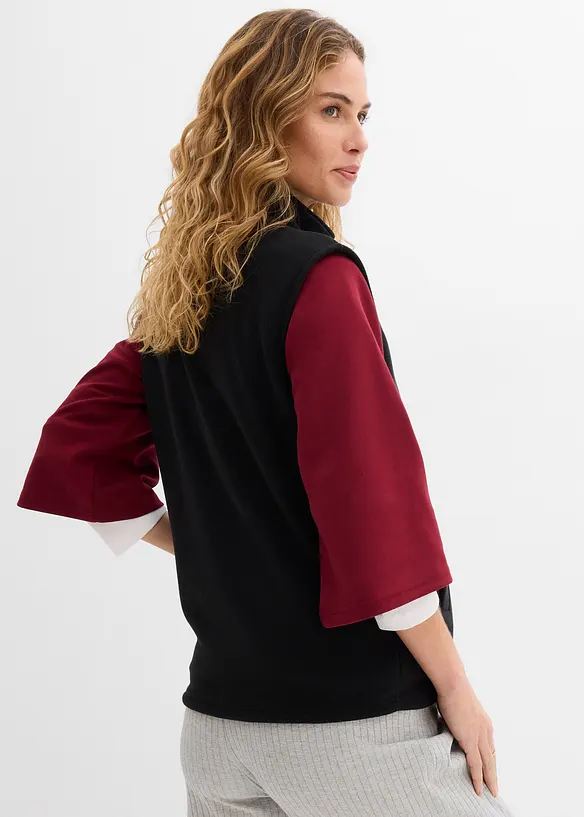 Gilet pr&eacute;maman 3 in 1 in pile con inserto babywearing, bonprix