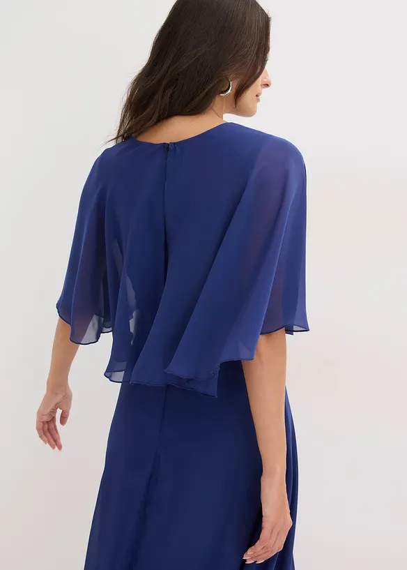 Abito in chiffon con applicazione di strass, bonprix