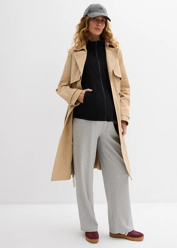 Gilet pr&eacute;maman 3 in 1 in pile con inserto babywearing, bonprix