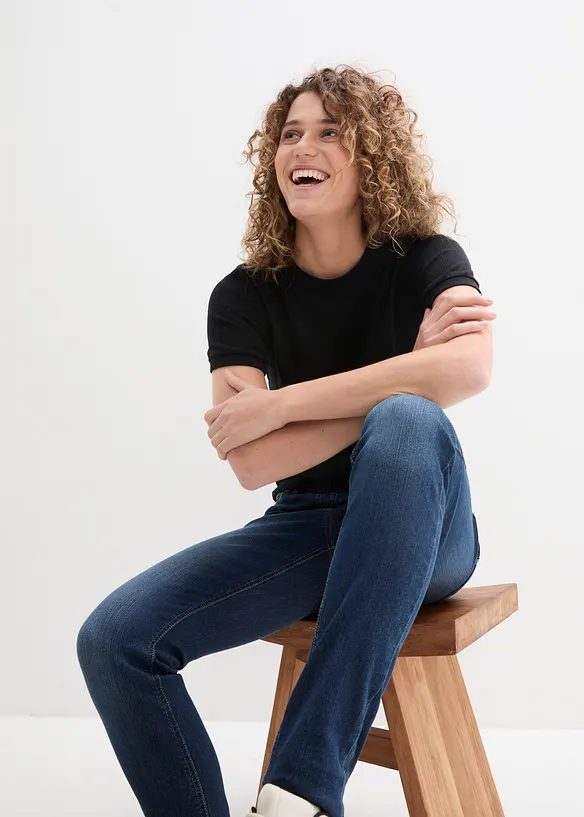 Jeggings con bordo vita comodo, vita media, bonprix