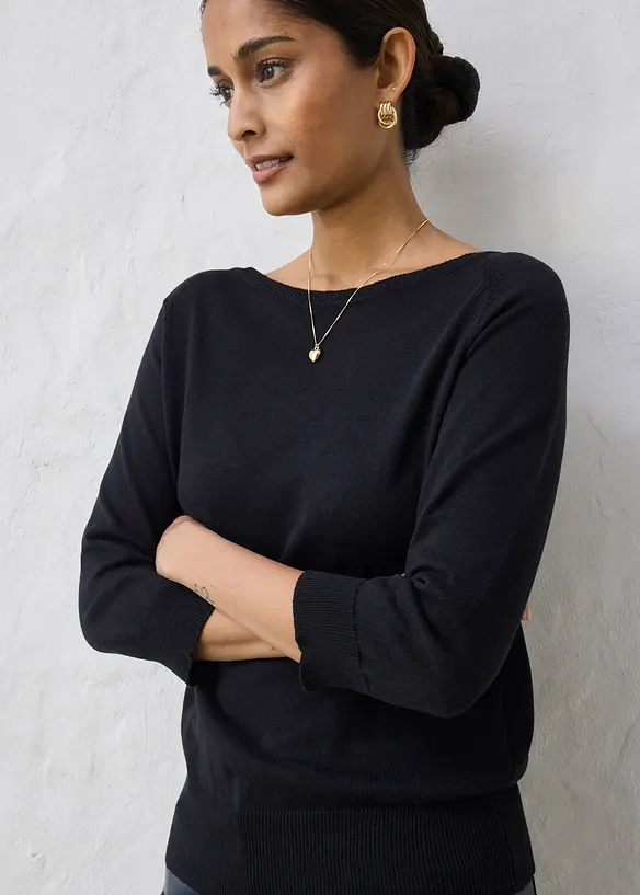 Maglione in misto seta, bonprix