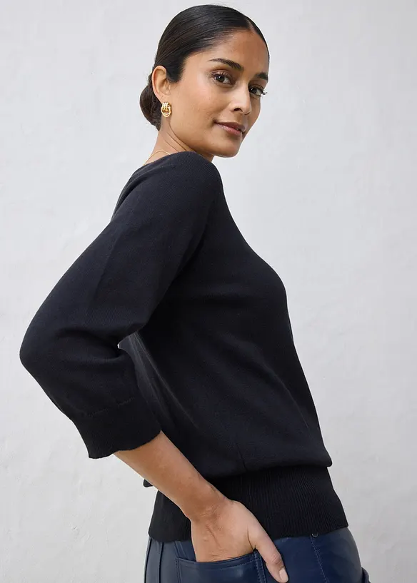 Maglione in misto seta, bonprix